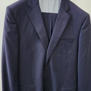 Brooks Brothers Blue Wool Suit Classic Professional Style
